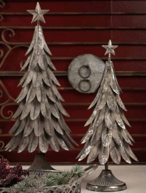 Weihnachtsbaum Metall Antiksilber Shabby Vintage Weihnachten Landhaus Deko Gross Deko Weihnachten Festliches Feiertage Fraulein Frohlich Dekoshop